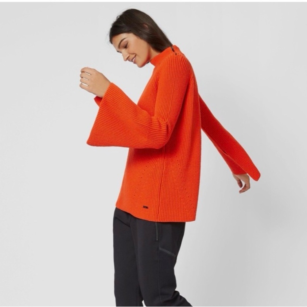 Sweaty Betty | Balloon Sleeve Heavy Wool Sweater - Picture 2 of 13